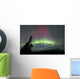 Red and Green Aurora Wall Decal Design 3