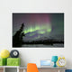 Red and Green Aurora Wall Decal Design 2