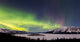 Aurora Borealis over Bove Wall Decal Design 4