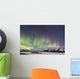Aurora Borealis over Bove Wall Decal Design 3