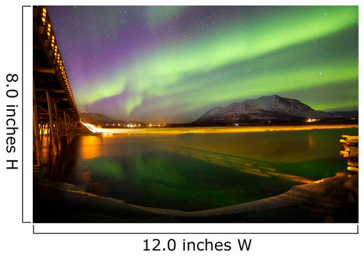 Aurora Borealis over Nares Wall Decal Design 3