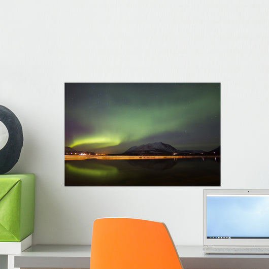 Aurora Borealis over Nares Wall Decal Design 2