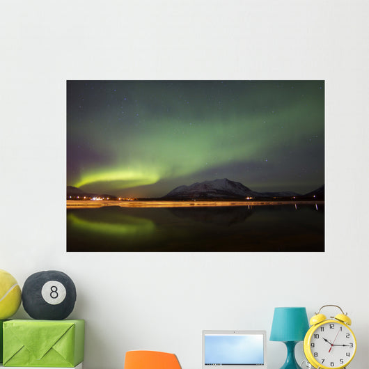 Aurora Borealis over Nares Wall Decal Design 2