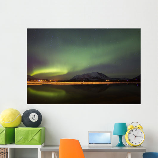Aurora Borealis over Nares Wall Decal Design 2
