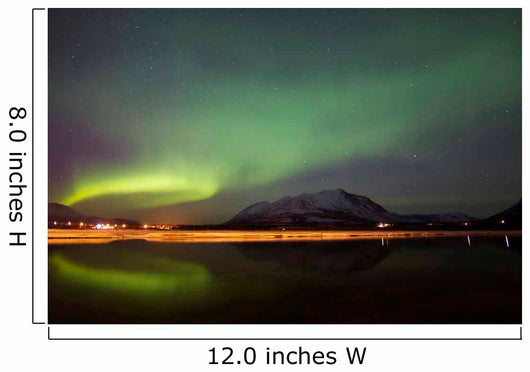 Aurora Borealis over Nares Wall Decal Design 2
