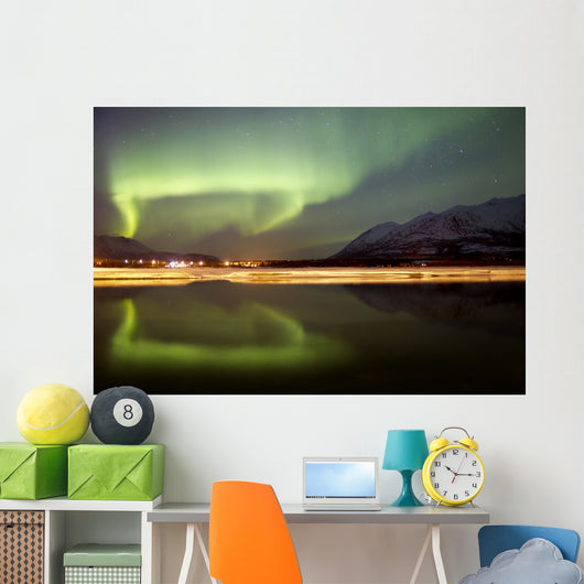 Aurora Borealis over Nares Wall Decal Design 1