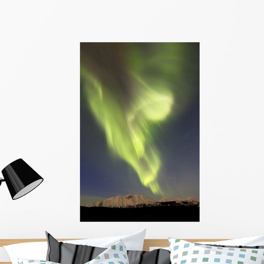 Aurora Borealis over Emerald Wall Decal Design 7