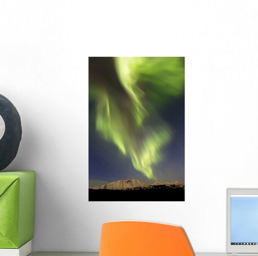 Aurora Borealis over Emerald Wall Decal Design 6