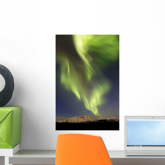 Aurora Borealis over Emerald Wall Decal Design 6