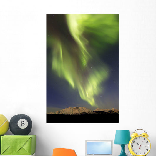 Aurora Borealis over Emerald Wall Decal Design 6