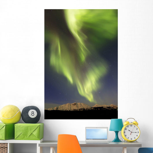 Aurora Borealis over Emerald Wall Decal Design 6