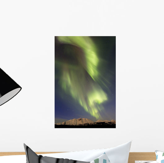 Aurora Borealis over Emerald Wall Decal Design 5