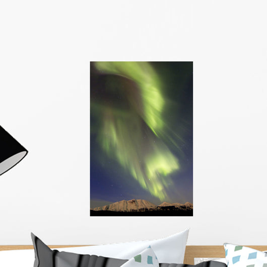 Aurora Borealis over Emerald Wall Decal Design 5