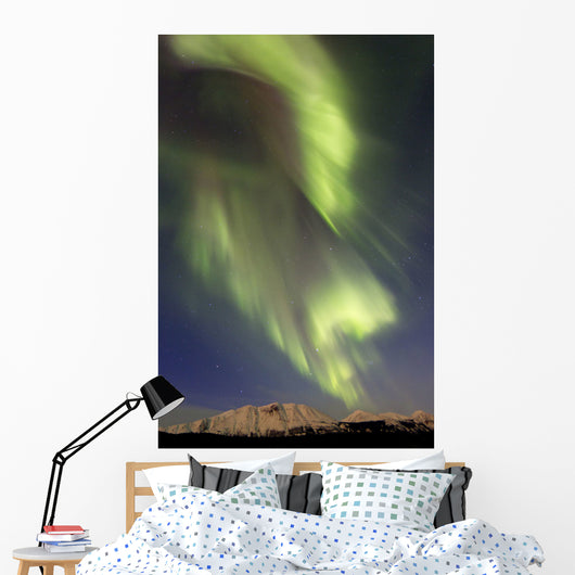 Aurora Borealis over Emerald Wall Decal Design 5