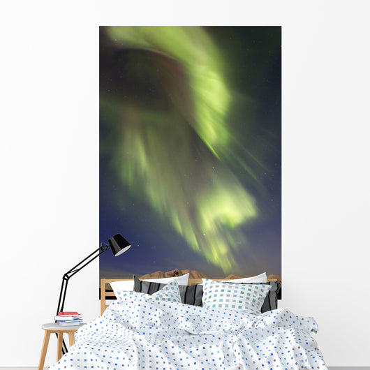Aurora Borealis over Emerald Wall Decal Design 5
