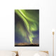 Aurora Borealis over Emerald Wall Decal Design 3