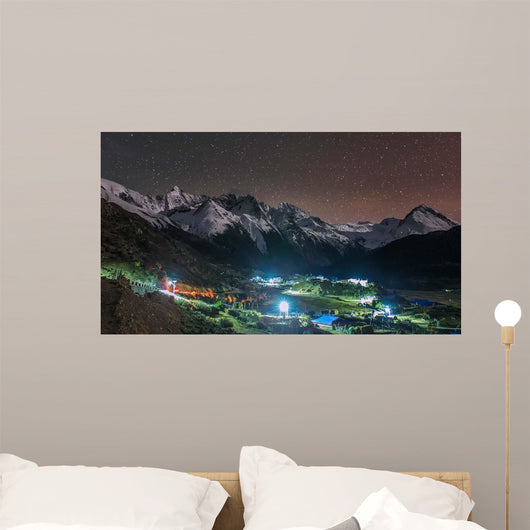 Starry Night Laigu Village Wall Decal