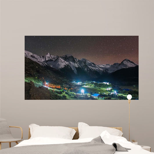 Starry Night Laigu Village Wall Decal