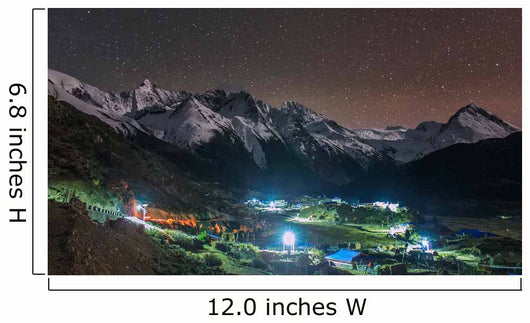 Starry Night Laigu Village Wall Decal