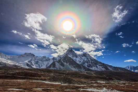 Solar Corona above Ama Wall Decal