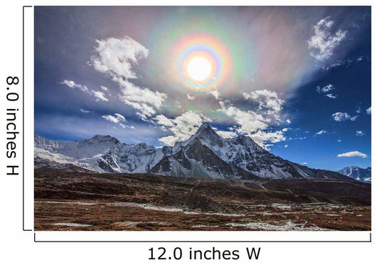 Solar Corona above Ama Wall Decal