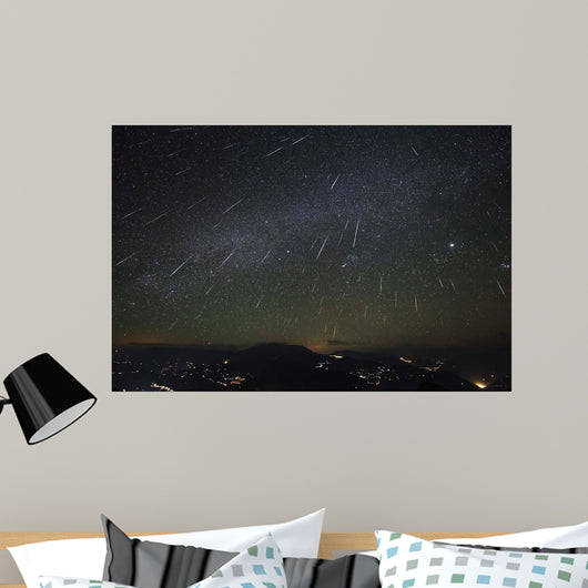 Geminids Meteor Shower Streaks Wall Decal