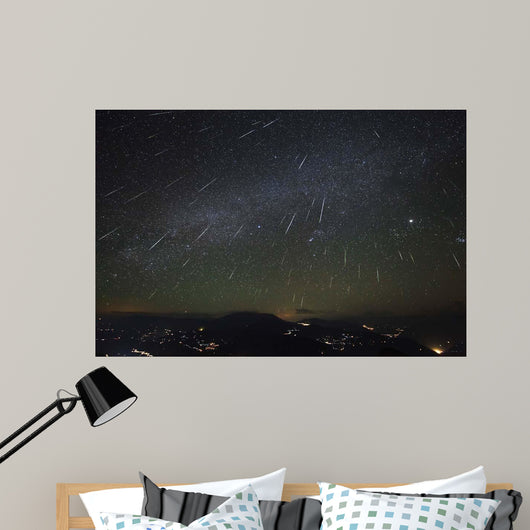 Geminids Meteor Shower Streaks Wall Decal