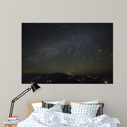 Geminids Meteor Shower Streaks Wall Decal