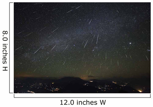Geminids Meteor Shower Streaks Wall Decal