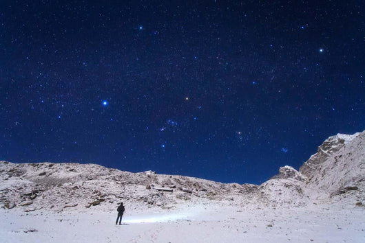 Winter Constellations above Himalayas Wall Decal