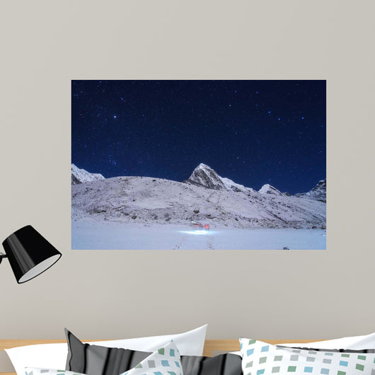 Visitors Trekking to Kala Wall Decal