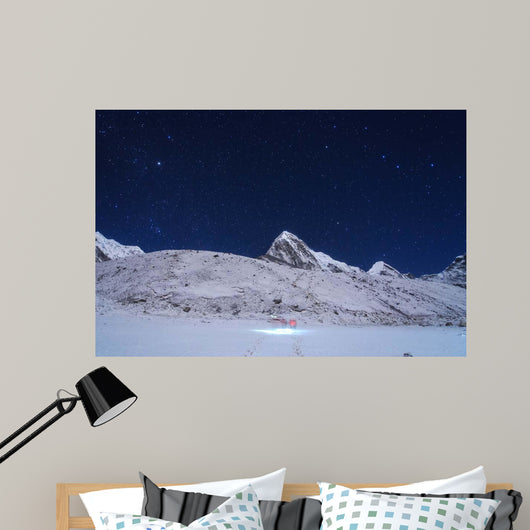 Visitors Trekking to Kala Wall Decal