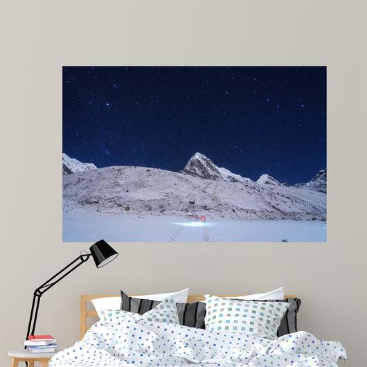 Visitors Trekking to Kala Wall Decal