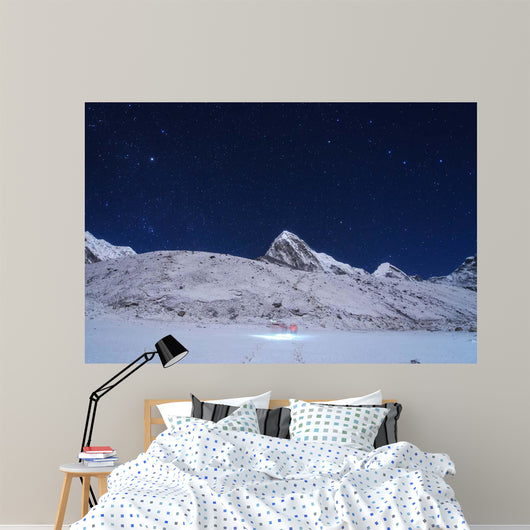 Visitors Trekking to Kala Wall Decal