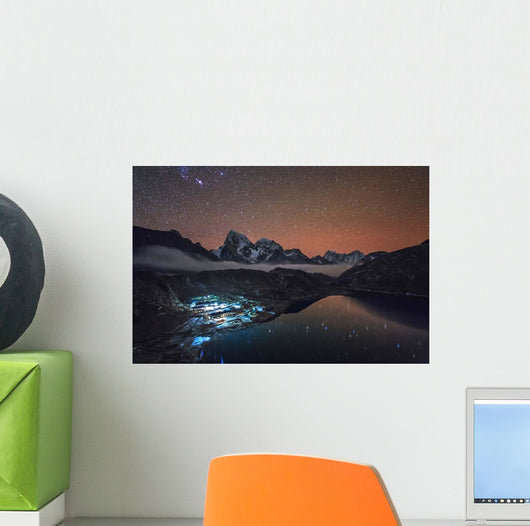 Starry Night above Gokyo Wall Decal