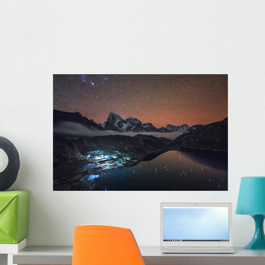 Starry Night above Gokyo Wall Decal