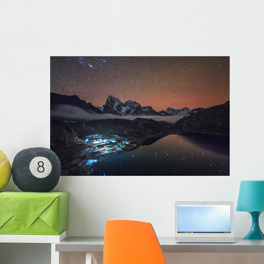 Starry Night above Gokyo Wall Decal