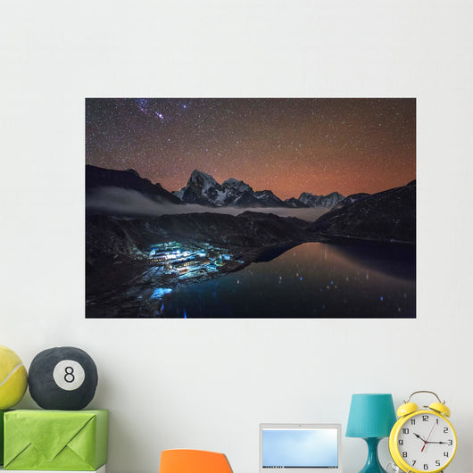Starry Night above Gokyo Wall Decal