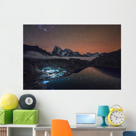 Starry Night above Gokyo Wall Decal