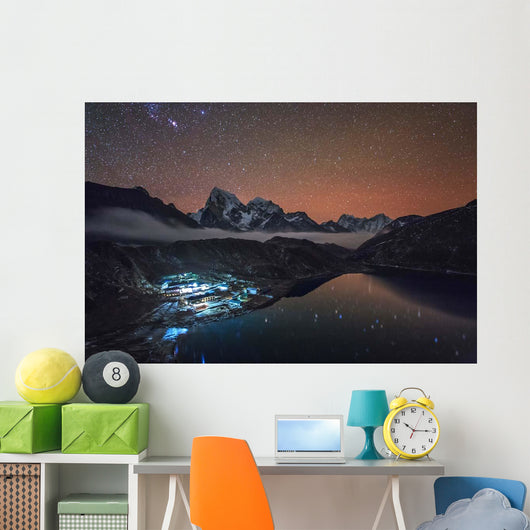 Starry Night above Gokyo Wall Decal