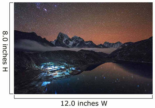 Starry Night above Gokyo Wall Decal