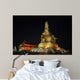 Samantabhadra Statue Dark Starry Wall Decal