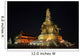 Samantabhadra Statue Dark Starry Wall Decal