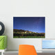 Northern Stars above Moonlit Wall Decal