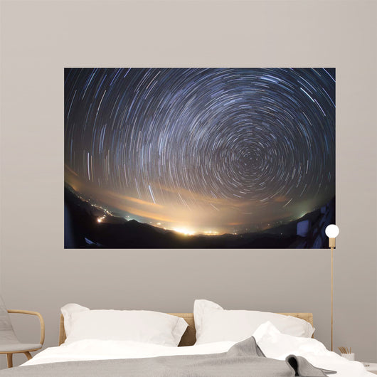 Stars Circle around North Wall Decal