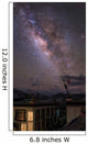 Milky Way over Small Wall Decal