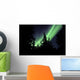 Aurora Borealis above Trees Wall Decal Design 4
