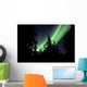 Aurora Borealis above Trees Wall Decal Design 4