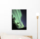 Aurora Borealis above Trees Wall Decal Design 2