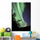 Aurora Borealis above Trees Wall Decal Design 1